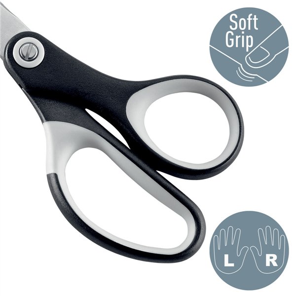 Scissors Leitz Quality 180 mm Black