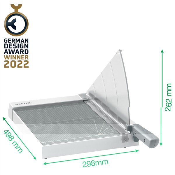 Guillotine Leitz Precision Home A4 Stainless steel Plastic Grey