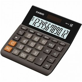 Calculator Casio 222688 LCD White Black Plastic