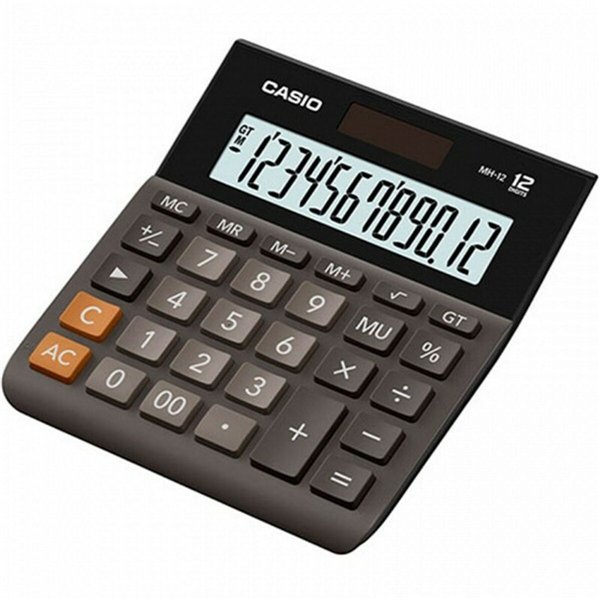 Calculator Casio 222688 LCD White Black Plastic