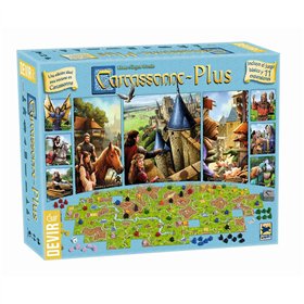 Board game Devir CARCASSO + BASICO & 11 EXPAN