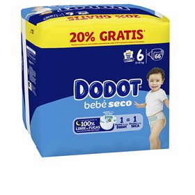 Disposable nappies Dodot Etapas 6 66 Units
