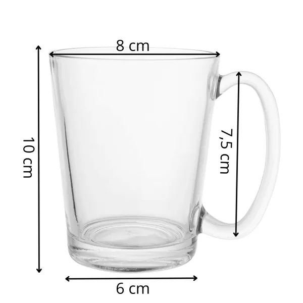 Kohvi- ja teeklaasid Springos HA7497 6 tk 300 ml sanga latte komplekt