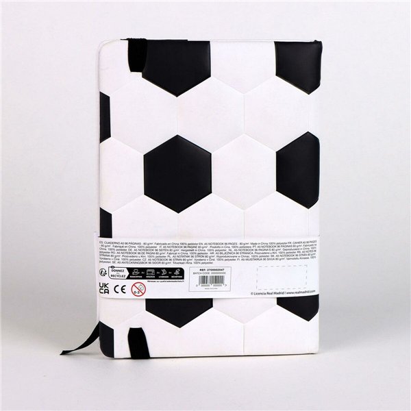 Notebook Real Madrid C.F. White 15 x 21 x 2 cm