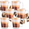Kohvi- ja teeklaasid Springos HA7497 6 tk 300 ml sanga latte komplekt