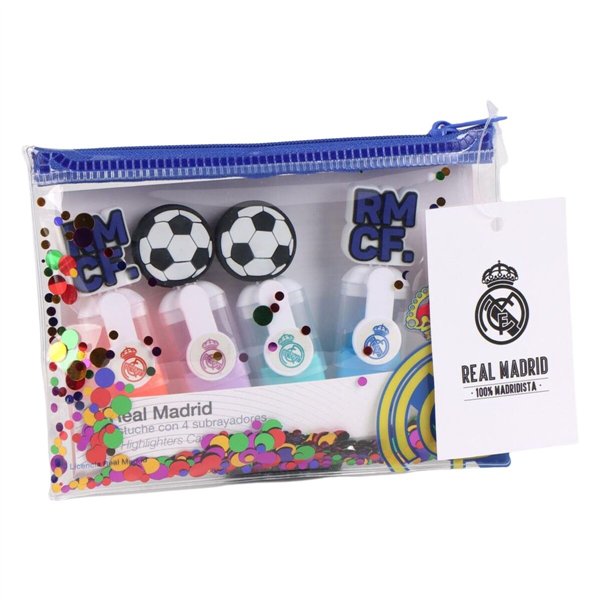 Set of Markers Real Madrid C.F. Multicolour 5 Pieces