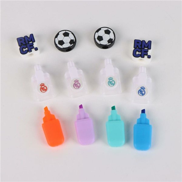 Set of Markers Real Madrid C.F. Multicolour 5 Pieces