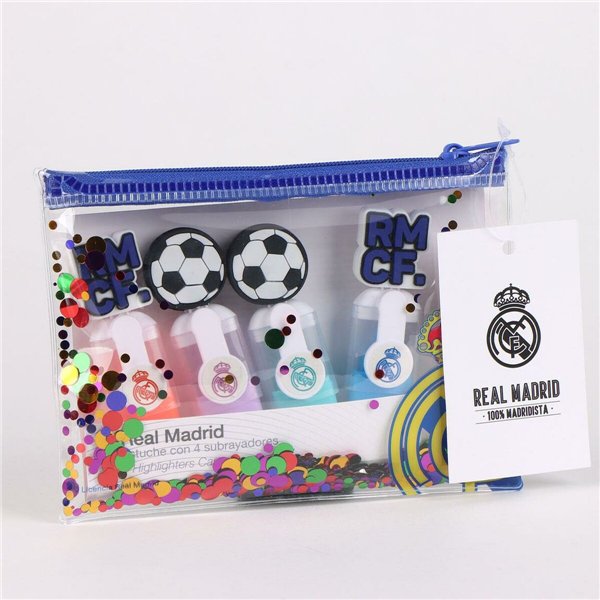 Set of Markers Real Madrid C.F. Multicolour 5 Pieces