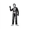 Costume for Children Black Skeleton 7-9 Years (3 Pieces)