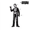 Costume for Children Black Skeleton 7-9 Years (3 Pieces)