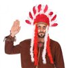 Indian Headdress 58297 Red American Indian