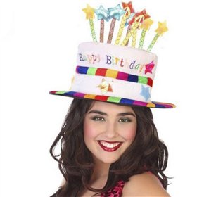 Birthday Hat (59 cm) Multicolour