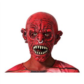 Mask Halloween Red Male Demon