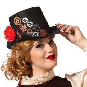 Hat Steampunk Black