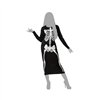 Costume for Adults Black Skeleton M/L