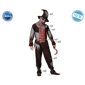 Costume for Adults Scarecrow XL