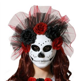 Mask White Skull Day of the dead