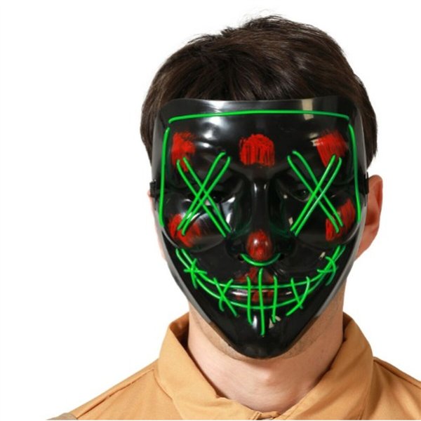Mask Green Terror LED Light