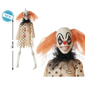 Halloween Decorations Skeleton Male Clown 40 cm