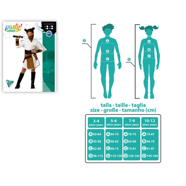 Costume for Children White 10-12 Years