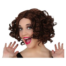 Wigs Brown Curled