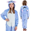 Children’s Kigurumi Pajamas Stitch, One-Piece Jumpsuit Springos HA5065, Size 120-130 cm