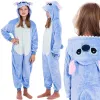 Laste kigurumi pidžaama Stitch, üheosaline kombinesoon Springos HA5065, suurus 120-130 cm