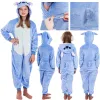 Bērnu kigurumi pidžama Stitch, viengabala kombinezons Springos HA5065, izmērs 120-130 cm