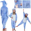 Bērnu kigurumi pidžama Stitch, viengabala kombinezons Springos HA5065, izmērs 120-130 cm