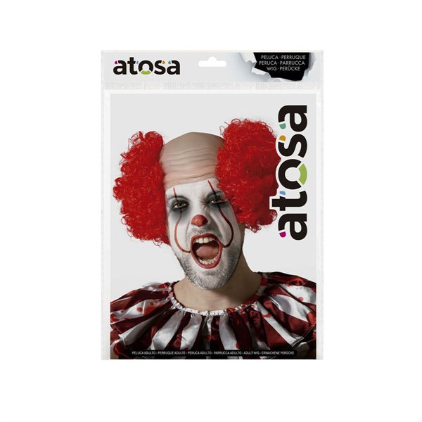 Wigs Red Male Clown