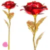 Eternal Rose Springos HA5158, 25 cm, LED Light Decoration, Red Flower