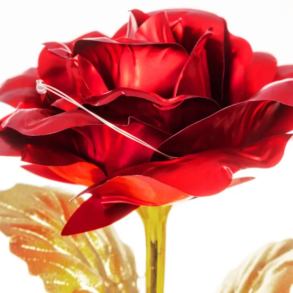 Eternal Rose Springos HA5158, 25 cm, LED Light Decoration, Red Flower