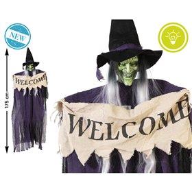 Halloween Decorations Welcome Witch 175 cm