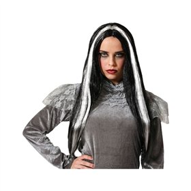 Wigs White Black Vampire 60 cm