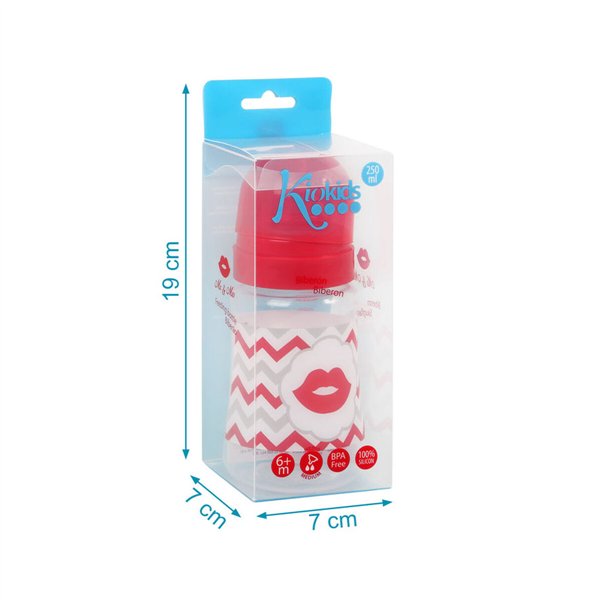 Baby's bottle 250 ml Red