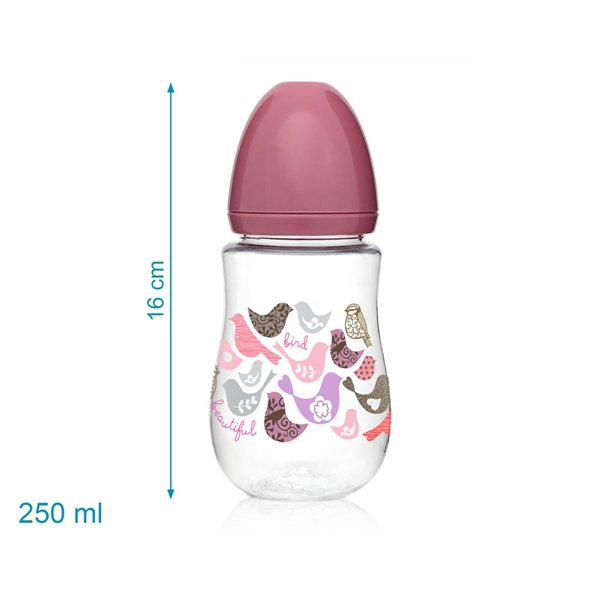 Baby's bottle 250 ml Pink