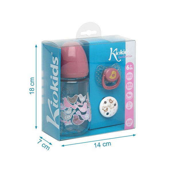 Baby's bottle 250 ml Pink