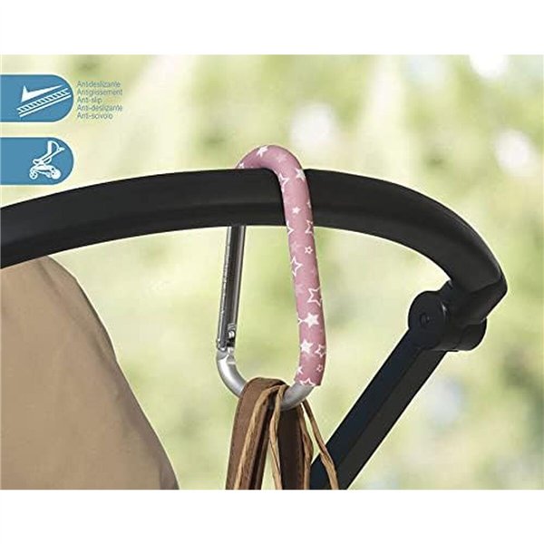 Snap hook Pink Stars