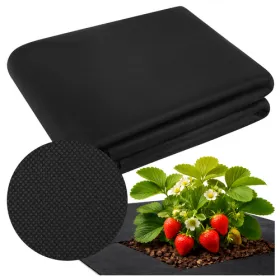 Melnais agrotekstils 1,6x20m 50g/m2 Gardlovs