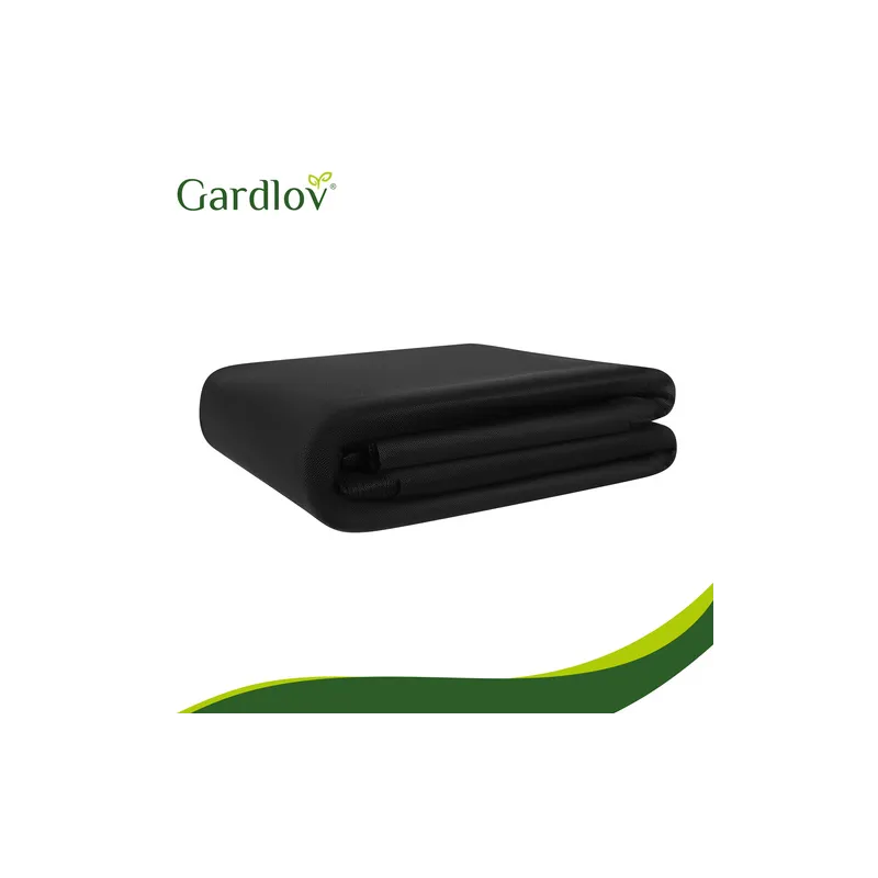 Melnais agrotekstils 1,6x20m 50g/m2 Gardlovs