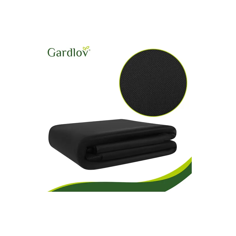 Melnais agrotekstils 1,6x20m 50g/m2 Gardlovs