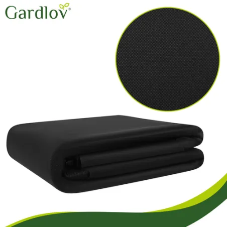 Melnais agrotekstils 1,6x20m 50g/m2 Gardlovs