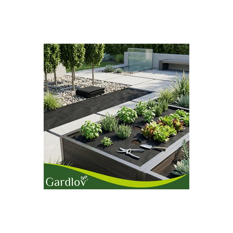 Melnais agrotekstils 1,6x20m 50g/m2 Gardlovs