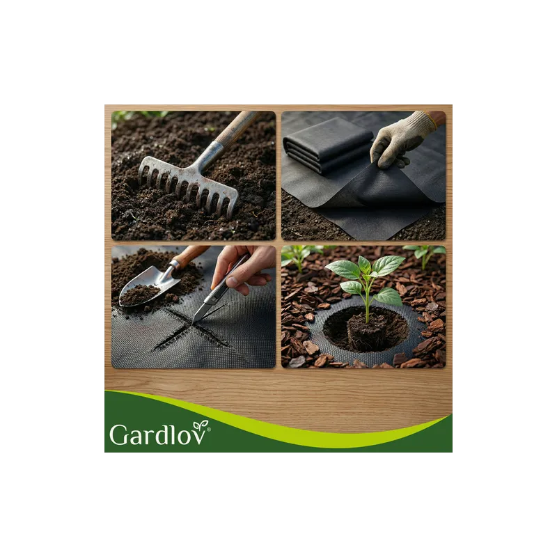Melnais agrotekstils 1,6x20m 50g/m2 Gardlovs