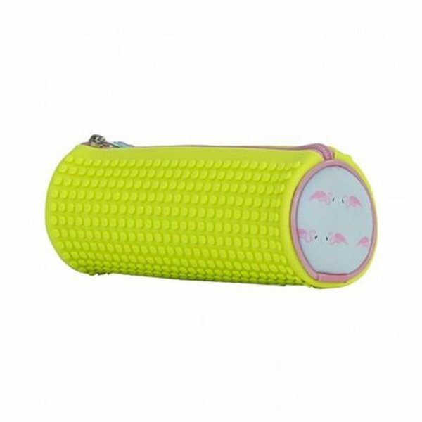 Cylindrical School Case Nikidom 3250 Yellow