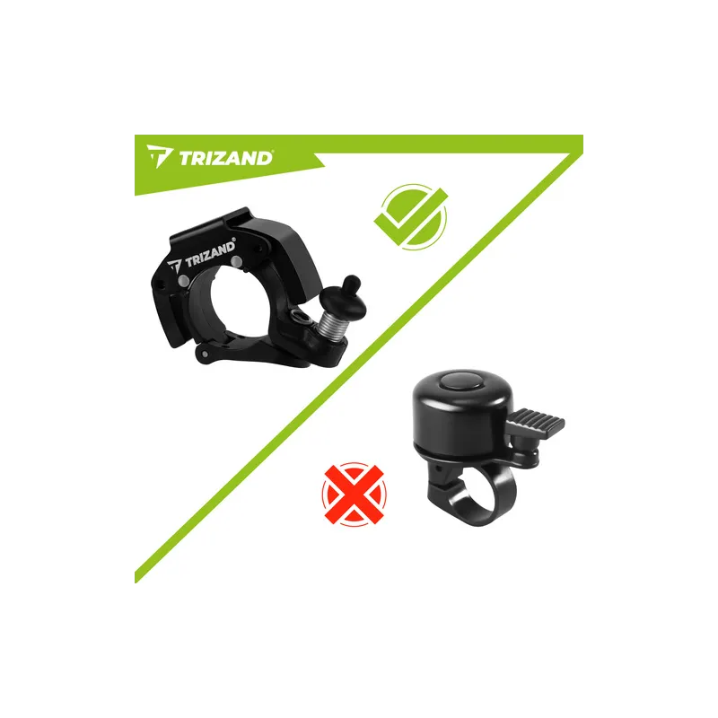 Механический велосипедный звонок 7,5x4,5x2 см Trizand