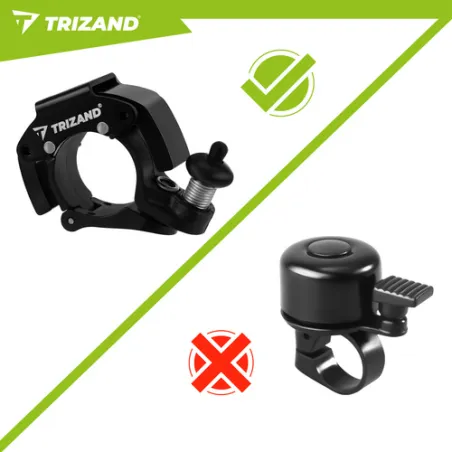 Механический велосипедный звонок 7,5x4,5x2 см Trizand