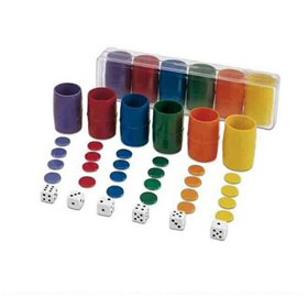 Shakers with Parchís Counters Cayro 074/6