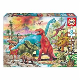 Puzzle Educa Dino (100 pcs)