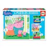 4-Puzzle Set Peppa Pig Educa